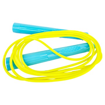 長柄跳繩  藍色、黃色  1個  2m40cm