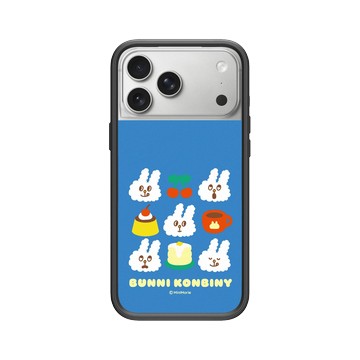 iPhone 17 Pro Max Mod NX -邊框背蓋組合 (相機按鈕) 黑 - Bunni Konbiny - MAYO 點心時光