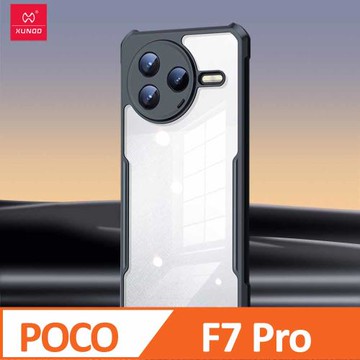 XUNDD 甲蟲系列 POCO F7 Pro 防摔保護軟殼 炫酷黑