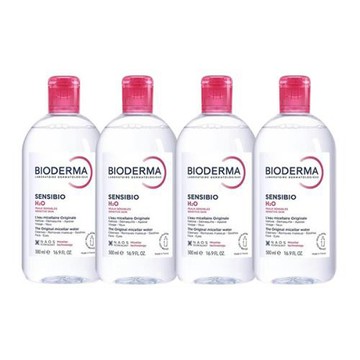 BIODERMA貝膚黛瑪 舒敏高效潔膚液500mlx4入組(航空版)
