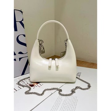 可彼娜高級感手提小包包鏈條單肩斜挎包女包2025新款小個子新月包