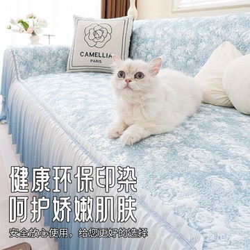 臺灣出貨🔥涼感沙發墊 冰絲沙發墊 沙發套 沙發蓋布 沙發涼墊 沙發巾 夏季冰絲沙髮巾新款沙髮一整張輕奢防滑四季蓋布巾夏天