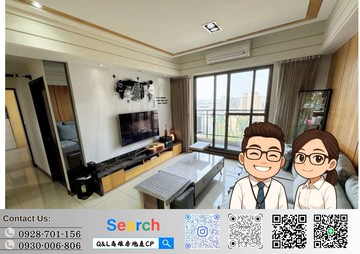 小港餐旅｜福懋毓秀景觀高樓｜三房平車稀有釋出｜高雄市小港區山明路