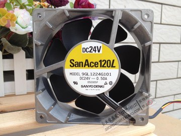 三洋SANYO 9GL1224G101 12038 24V 0.5A 12cm耐高溫大風 散熱風扇