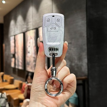 奧迪 AUDI 鑰匙圈 鑰匙套 A3 A4 A5 A6 A7 A8 Q3 Q5 Q7 RS3 大理石紋 TPU 鑰匙殼