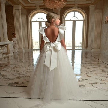 兒童花童派對禮服優雅時尚可愛薄紗洋裝2025年夏季