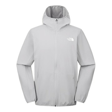 The North Face 北臉 外套 男款 運動連帽外套 防曬 防風 防潑水 M ZEPHYR NOVELTY 灰 NF0A8BW80TI
