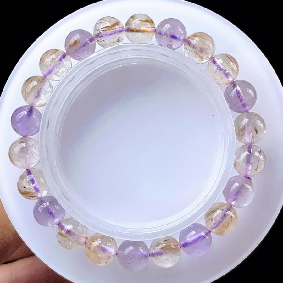 金運❗️絶品❣️濃紫の煌めきアメジストドーム☆レインボー