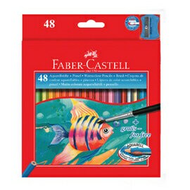 FABER-CASTELL  輝柏 114448  水性彩色鉛筆48色(環保裝)  / 盒｜領券最高折$220