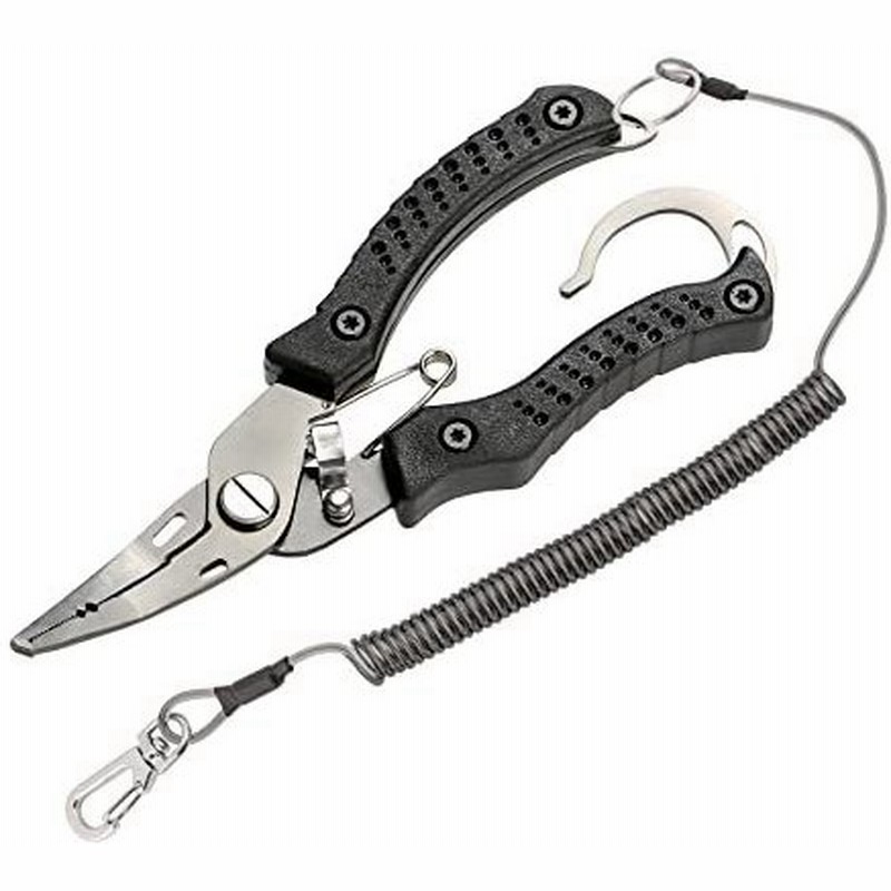 Booms Fishing H04 フィッシングプライヤー 小型多機能 ｇ 釣りペンチ 尻手ロープ付き 通販 Lineポイント最大get Lineショッピング