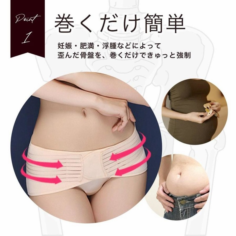 骨盤ベルト 産後 腰痛 妊娠 下半身痩せ 寝るとき 補正下着 骨盤矯正 安心の定価販売