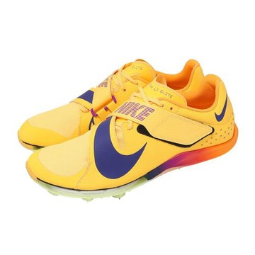 Nike 田徑釘鞋 Air Zoom LJ Elite 男鞋 黃 氣墊 魔鬼氈 跳遠 FZ9326-800