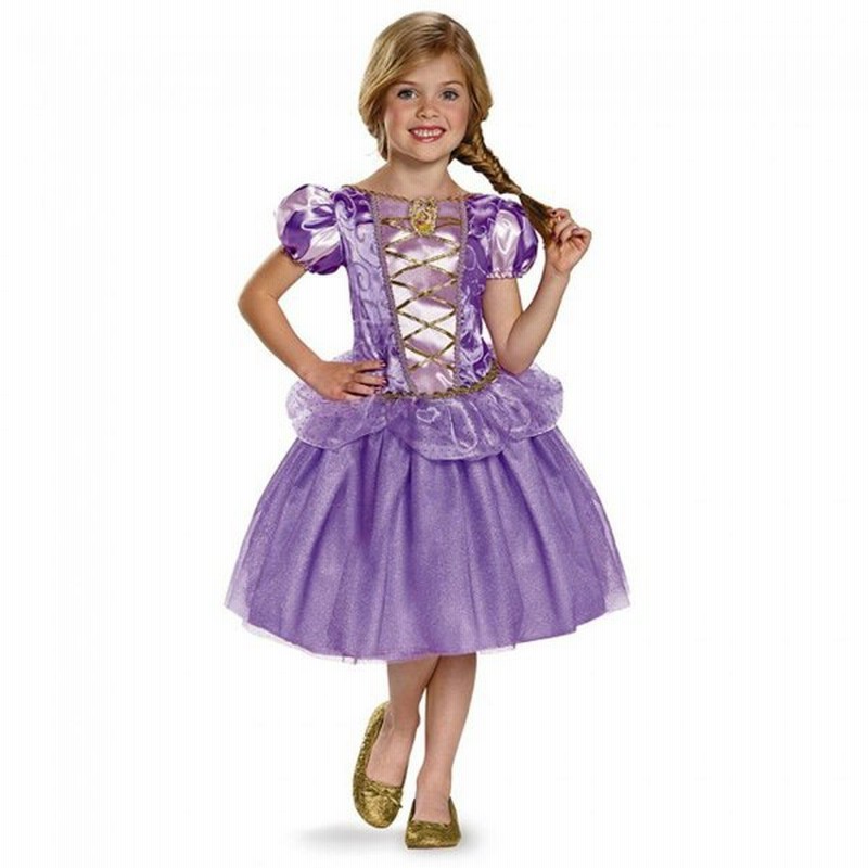 ディズニー コスプレ 子供 コスチューム 人気 ラプンツェル ドレス プリンセス ハロウィン 仮装 衣装 クラシック版 通販 Lineポイント最大0 5 Get Lineショッピング