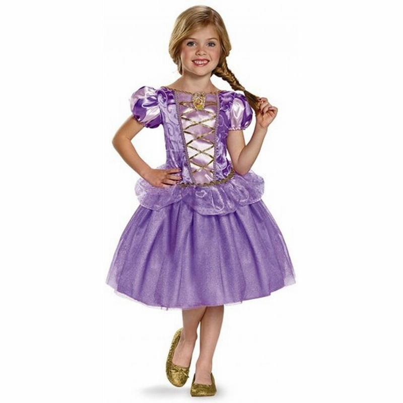 ディズニー コスプレ 子供 コスチューム 人気 ラプンツェル ドレス プリンセス ハロウィン 仮装 衣装 クラシック版 通販 Lineポイント最大0 5 Get Lineショッピング