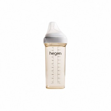 【hegen】金色奇蹟PPSU多功能方圓型寬口奶瓶 330ml