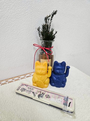 幸福買取??宮崎駿 Kikis' Delivery Service魔女宅急便黑貓 湯匙筷子餐具組合