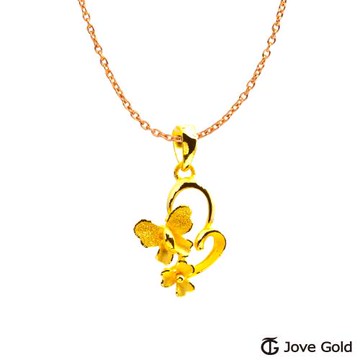 Jove Gold漾金飾 幸福旅程黃金墜子 送項鍊
