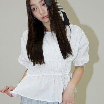 FREAK'S STORE 2WAY褶皺設計 襯衫