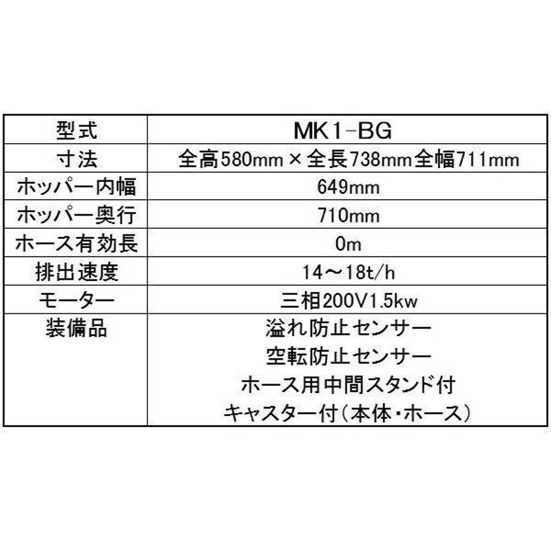 石井製作所 高排出ミニホッパー MK1-BG （ホース無し） 搬送機/バネ搬送/バネコンベア/バネコン/ホッパー/ミニホッパー |  LINEブランドカタログ