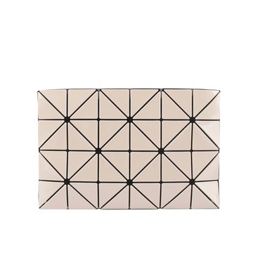 ISSEY MIYAKE BAO BAO LUCENT 4X6 亮面萬用手拿包(杏粉色)