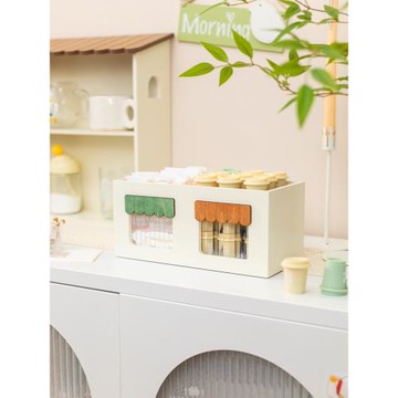 阿楹 電腦辦公桌面電視餐邊柜零食咖啡梳妝臺收納盒兒童裝飾擺件