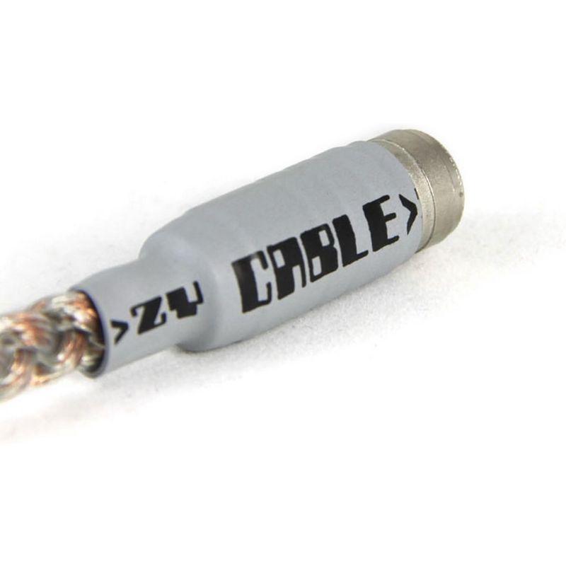 ZY-Cable Nvwa copper-silver ER4P P to S ER4S インピーダンス ケーブル 10cm ZY-031