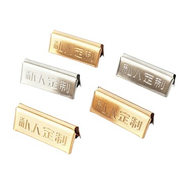 日系金屬尾夾 緞帶夾 馬口夾 DIY皮繩夾 墜飾夾 繩帶夾扣 皮繩扣 贈品禮品