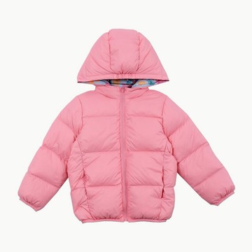 【麗嬰房les enphants】暖暖花開輕量雙面羽絨外套 | 官方旗艦 天然羽絨 雙面穿搭 輕盈保暖 防風防潑水 附收納袋