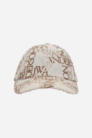 JW ANDERSON logo grid jacquard baseball cap Man