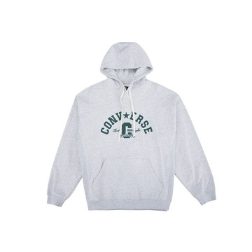 CONVERSE RETRO PULLOVER FLEECE TOP LT RETRO GRAY 男女 連帽上衣 UCJ084-GGN