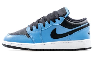 JORDAN 1 LOW UNIVERSITY BLUE BLACK GS