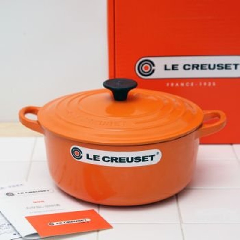 ル・クルーゼ（le creuset） ココットロンド ２２cm （新色 ...