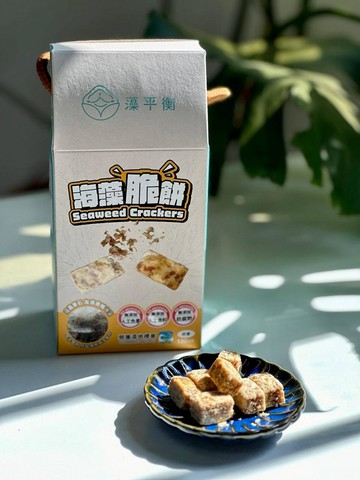 海鮮主義 海藻脆餅買5送1(3包/盒;40g/包)