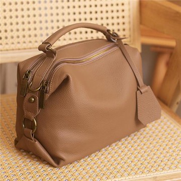 真皮女包枕頭包2025新款手提斜挎包簡約休閑單肩包氣質百搭軟皮包