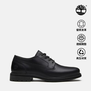 Timberland官方旗艦 男款黑色皮革休閒鞋|A2Q7GW02