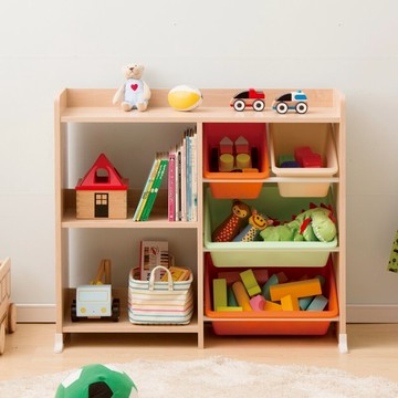 IRIS OHYAMA 兒童玩具書櫃收納架 HTHR-34 (童書收納/玩具收納/置物架/繪本架)