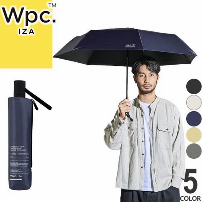 wpc w.p.c 傘 日傘 折りたたみ傘 IZA AUTOMATIC ZA001 メンズ 自動開閉