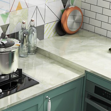 防油貼 廚房防水瓷磚大理石貼紙桌面衣櫥櫃桌子傢俱翻新自粘牆貼壁紙『CM36316』