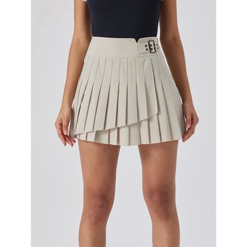 高爾夫服裝女裝裙子百搭彈力百褶裙半身裙女士顯瘦防走光運動短裙