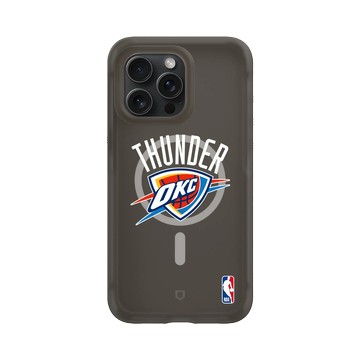 iPhone 15 Pro Max AirX 本質黑 - NBA - Logo-奧克拉荷馬市雷霆 Oklahoma City Thunder - Light