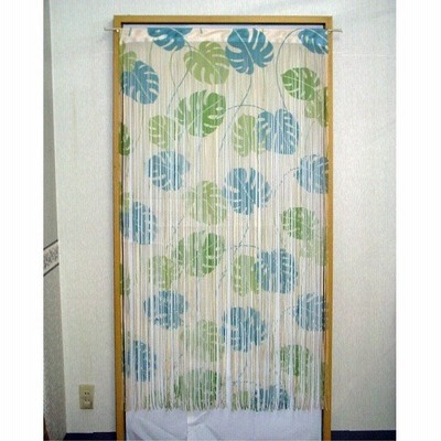 通気性抜群 ひものれん モンステラ 和のれん 暖簾 目隠し カーテン 間仕切り おしゃれ 170cm 和室 洋室 通販 Lineポイント最大get Lineショッピング