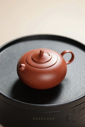 頂 系列 懸頂 宜興非遺原礦朱泥紫砂壺 解構建築風茶器150cc