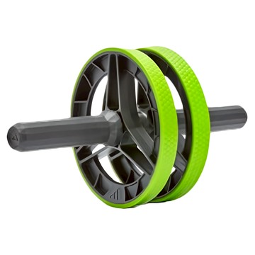 adidas 愛迪達 雙輪式健腹輪 32 x 17.7 x 17.7cm 556g  ADAC-11407  黑色/綠色