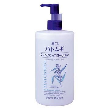 Kumano Oils and Fat Reihaku Job\'s Tears Cleansing Lotion Pump Type 500ml
