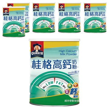 QUAKER 桂格 高鈣奶粉 Inulin配方  1.5kg  6罐