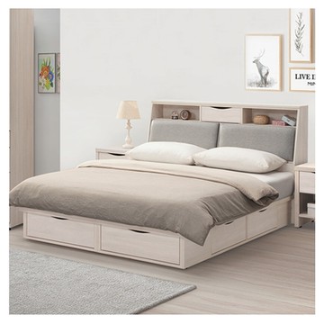 AS DESIGN 雅司家具-白雲6尺床頭箱-180×30×106cm