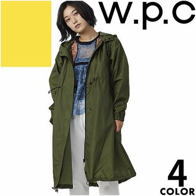 Wpc W P C レインコート ロング モッズ レディース レインウェア カッパ 雨具 自転車 おしゃれ ロング カーキ ベージュ ネイビー オレンジ 通販 Lineポイント最大0 5 Get Lineショッピング