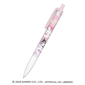 小禮堂 Sanrio 三麗鷗 美樂蒂 酷洛米 自動鉛筆 0.5mm (粉紫電話款)