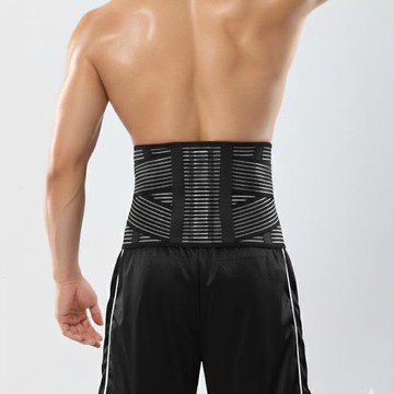 【威品嚴選】UNI-TOP高效能9吋脊椎型鍺石護腰(可調式/支撐/能量鍺/竹炭護腰/男女適用)