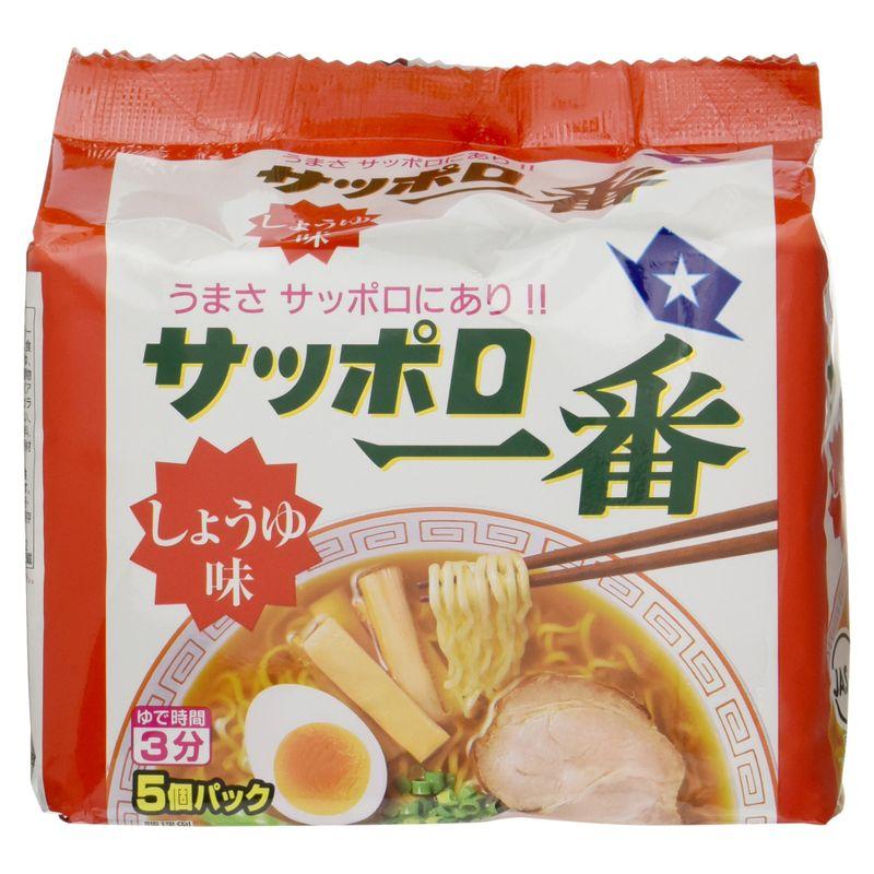 サンヨー食品 サッポロ一番しょうゆ味 5食入